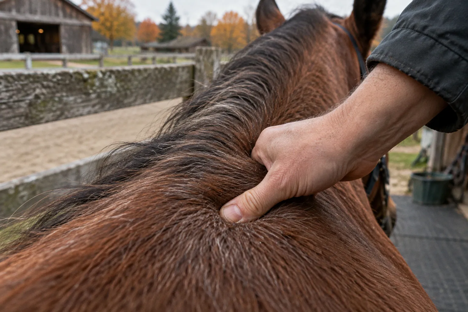 Equine shiatsu pressure: finding the balance for sensitive horses