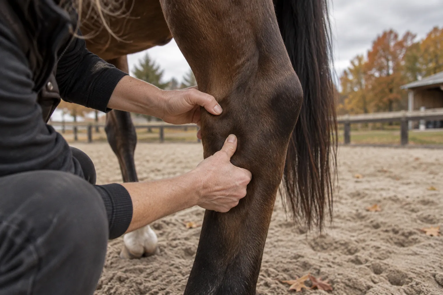 Gallbladder meridian points: 8 ways to improve horse mobility