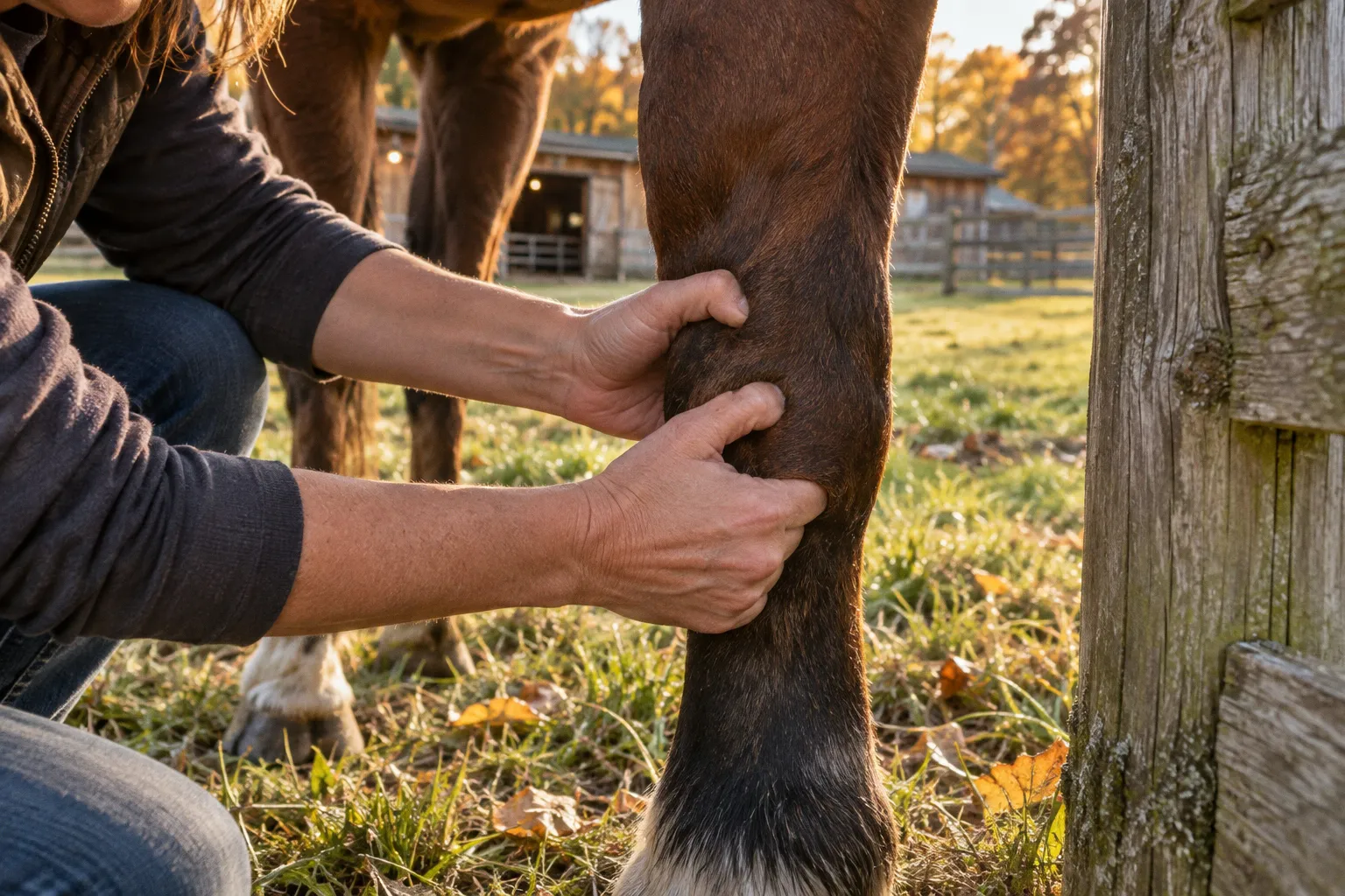 Stomach meridian points for equine digestive comfort